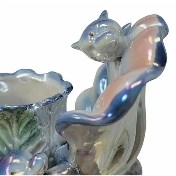 Vintage Baby Dolphin Lustreware Candle Holder - Picture 5 of 9